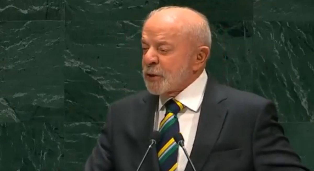 Lula Lula (Reprodução/ Assembleia Geral da ONU em NY/ GloboNews)