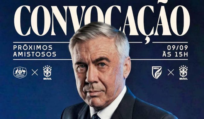 Carlo Ancelotti Carlo Ancelotti - Foto: Divulgação CBF/Instagram