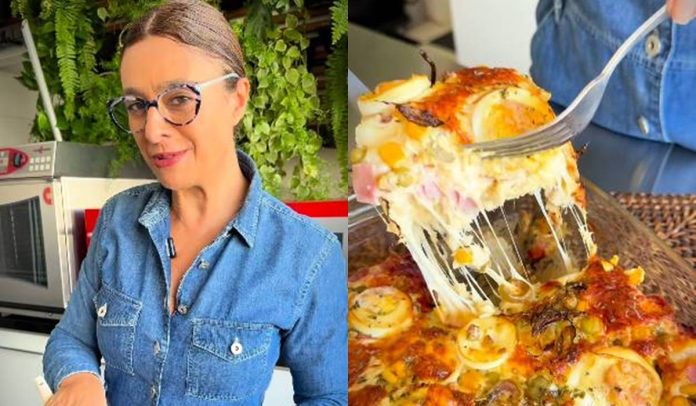 Cátia Fonseca Cátia Fonseca ensina a fazer Torta Portuguesa de Liquidificador - Foto: Reprodução/Instagram