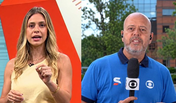 Duda Dalponte e Alex Escobar (Reprodução: TV Globo)