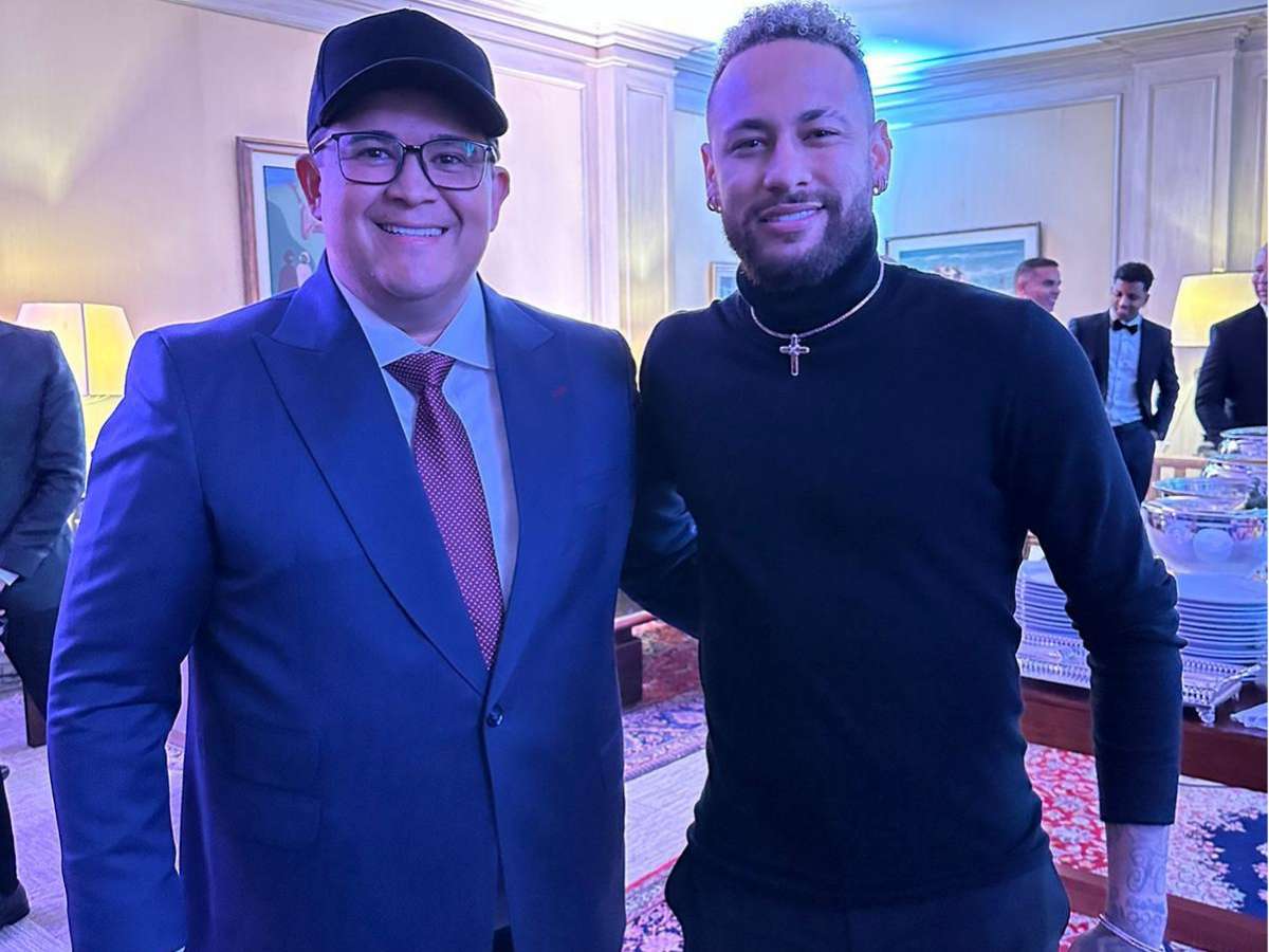 Bruno Avelar e Neymar (Foto: Divulgação/ Instituto Neymar JR) Bruno Avelar e Neymar (Foto: Divulgação/ Instituto Neymar JR)