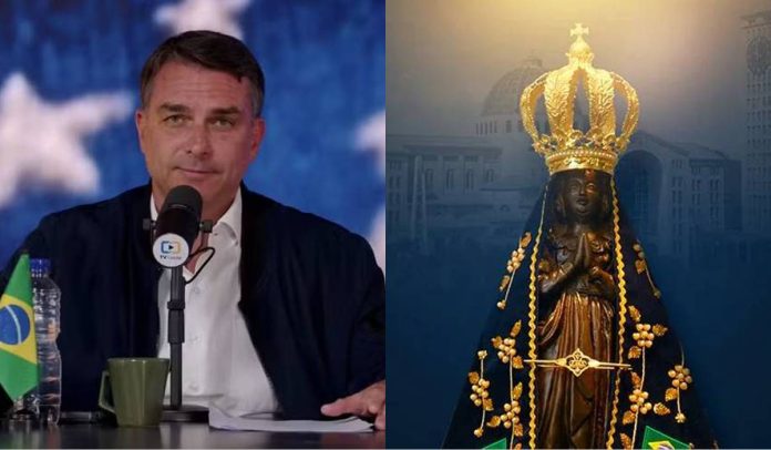 Flávio Bolsonaro e Nossa Senhora Aparecida