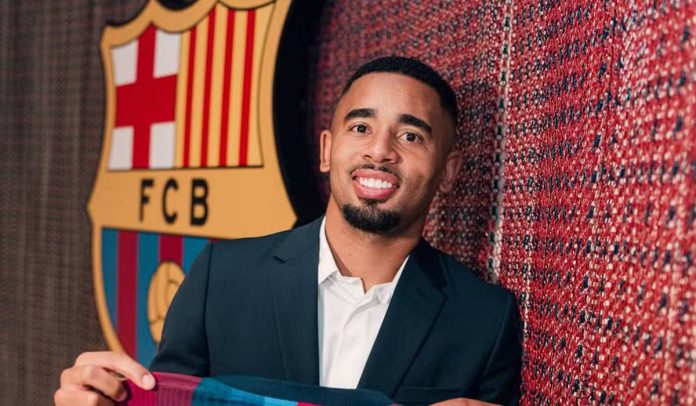 Gabriel Jesus Gabriel Jesus, novo jogador do Barcelona — Foto: Divulgação/FC Barcelona