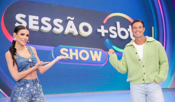Gaby Cabrini e Gabriel Cartolano (Créditos: Rogério Pallatta/SBT)