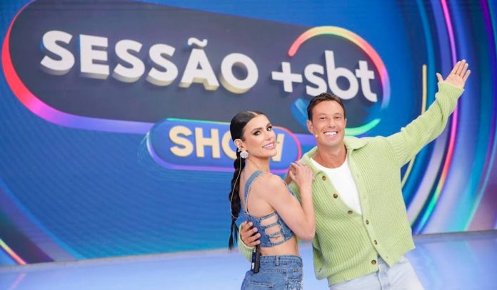 Gaby Cabrini e Gabriel Cartolano comandam o Sessão +SBT Show - Foto: Rogério Pallatta/SBT