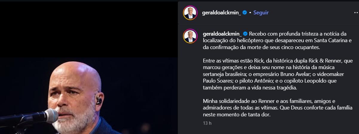 Geraldo Alckmin publicação
