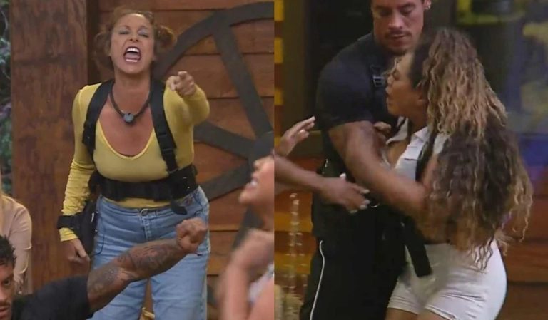 A Fazenda 18: Darlin e Giovanna quase saem no tapa após menção a Lexa