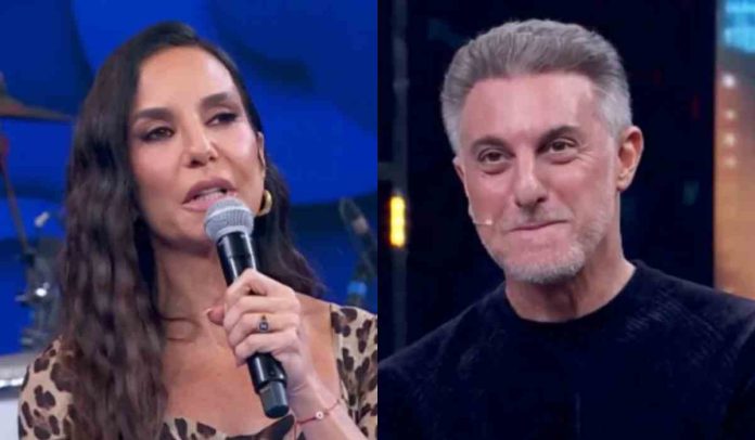 Ivete Sangalo e Luciano Huck Ivete Sangalo e Luciano Huck (Reprodução: TV Globo)