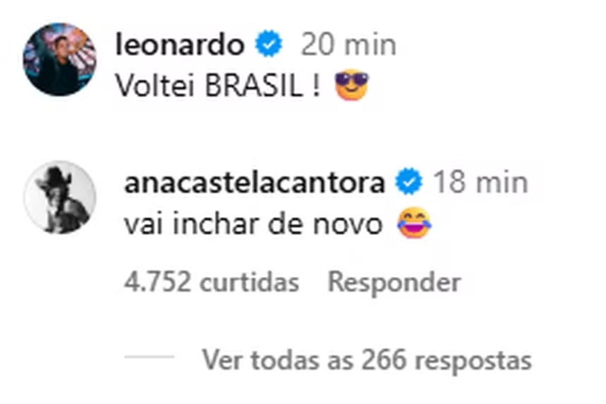 Leonardo e Ana Castela print Leonardo e Ana Castela print