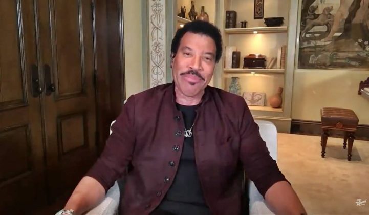 Lionel Richie - Foto: Reprodu&ccedil;&atilde;o Jimmy Kimmel Live / ABC