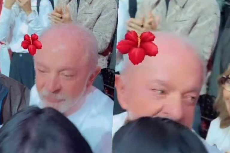 Cantora grava Lula com filtro de florzinha e viraliza nas redes