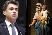 Nikolas se pronuncia sobre postagem polêmica a respeito da Virgem Maria