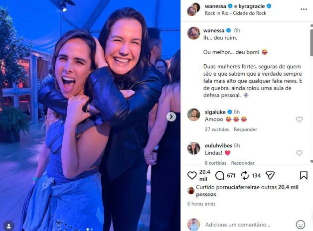 Post de Wanessa