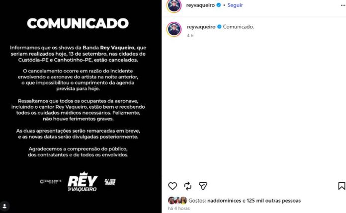 Post de Rey Vaqueiro