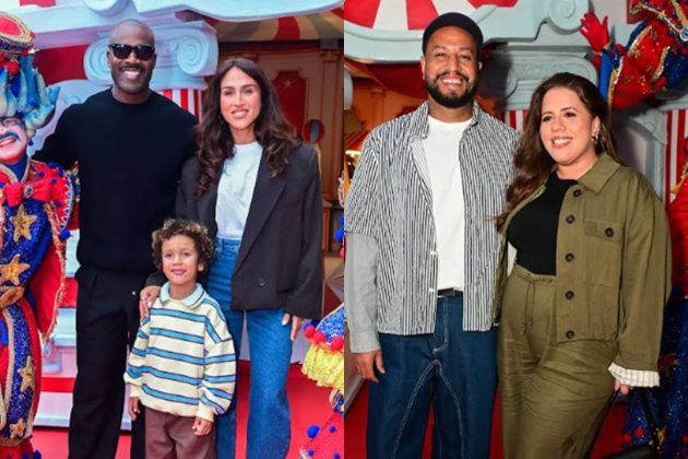 Rafael Zulu com a familia - Tati Machado e o marido