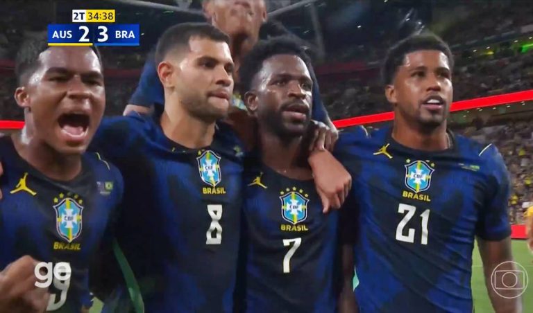 No sufoco e com pênalti, Seleção Brasileira vence a Austrália em amistoso