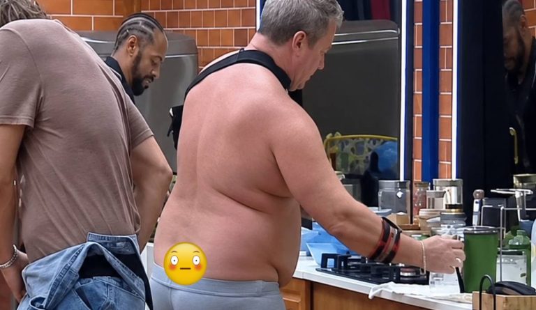 Murilo dá bronca em Sérgio Hondjakoff: “Vai botar uma roupa!”