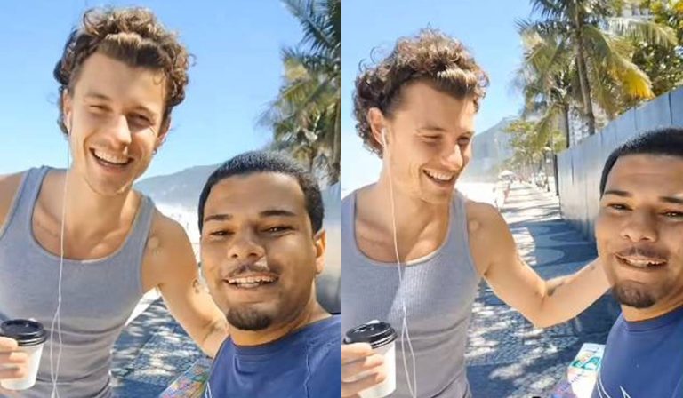 Shawn Mendes paga curso de inglês para ambulante do Rio de Janeiro