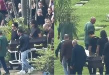 Diante de caixão de Rick, amigo faz pedido a Renner