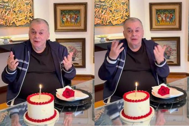 Quem Ama Cuida: Walcyr Carrasco comemora capítulo 100 da novela com direito a bolo