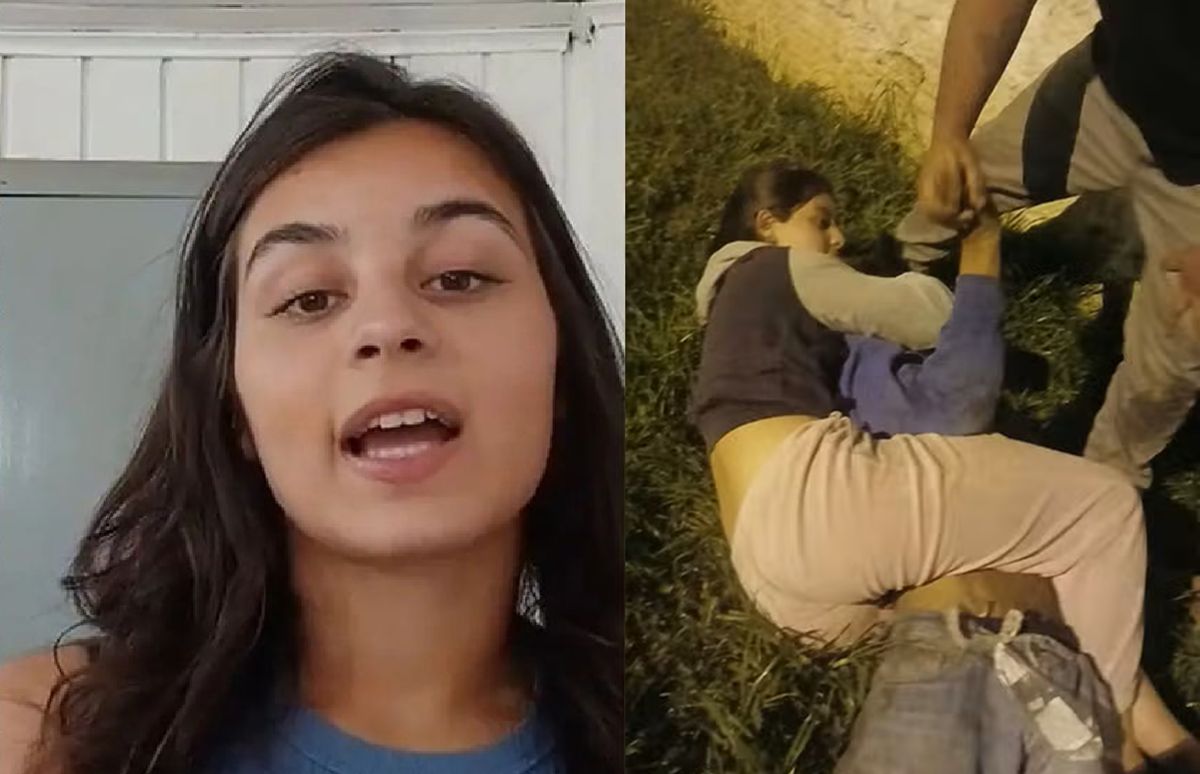 Garotinha de 14 anos imobilizou suspeito de invadir casa em Lages Garotinha de 14 anos imobilizou suspeito de invadir casa em Lages — Foto: Reprodução TV Globo