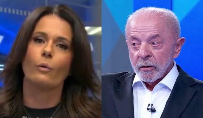 Adriana Araújo e Lula Adriana Araújo e Lula (Band TV e TV Globo)