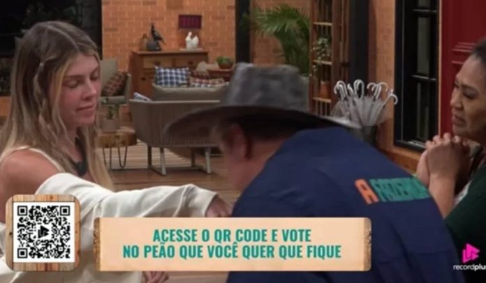Ana Bruna e Serginho em A Fazenda 18