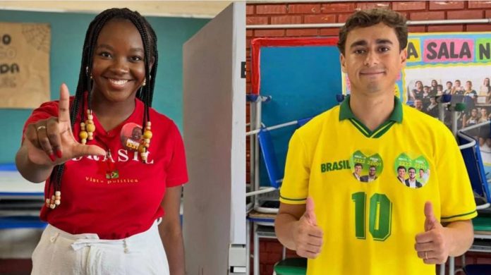 Ana Elisa e Nikolas Ferreira