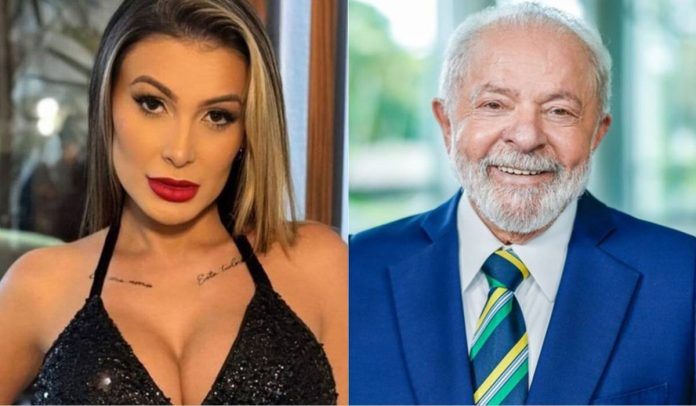 Andressa Urach e Lula Andressa Urach e Lula