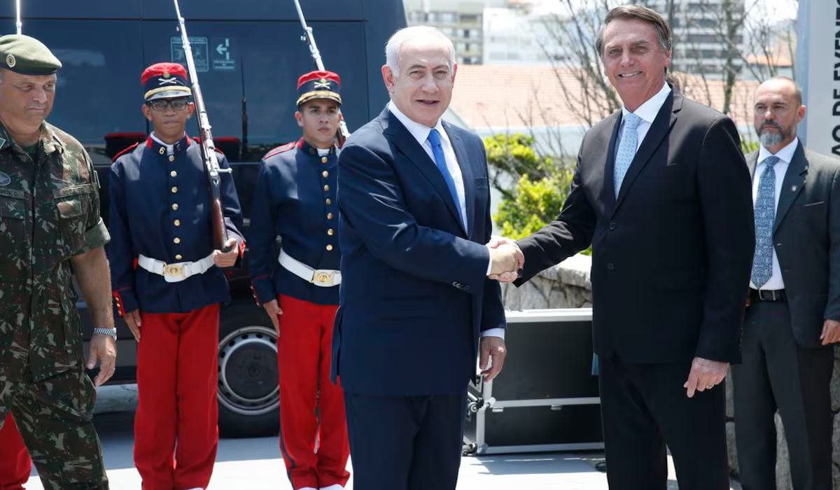Benjamin Netanyahu e Jair Bolsonaro Benjamin Netanyahu e Jair Bolsonaro