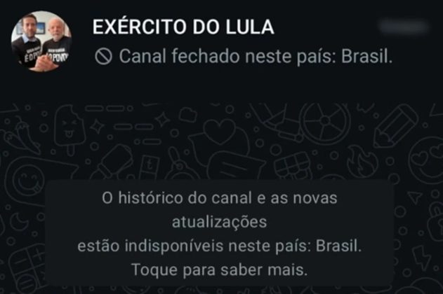 Canal Ex&eacute;rcito do Lula