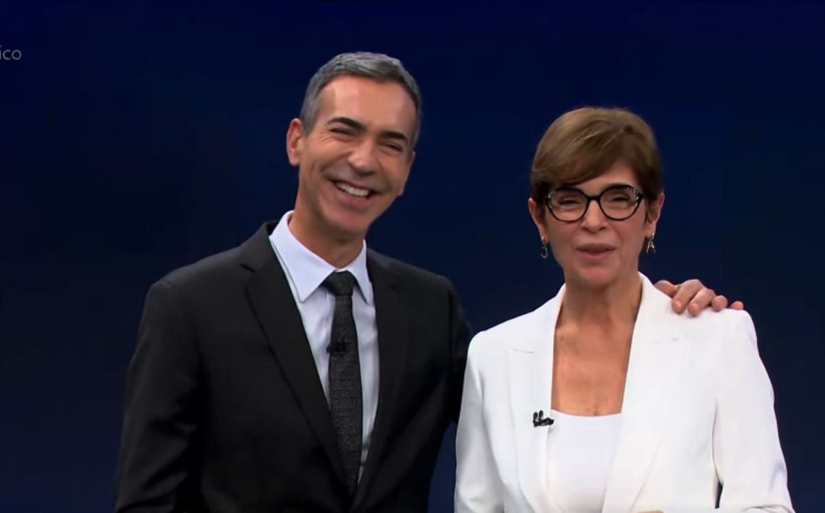 Tralli e Renata (Foto: Reprodução/ TV Globo/ Captura de tela)