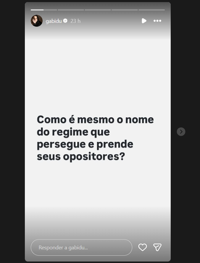 Gabriela Duarte Gabriela Duarte Instagram @gabidu