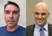 “Ninguém vai me calar”, diz Flávio Bolsonaro após ter passaportes apreendidos por Moraes