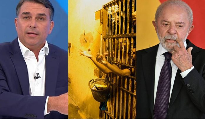Flávio Bolsonaro e Lula