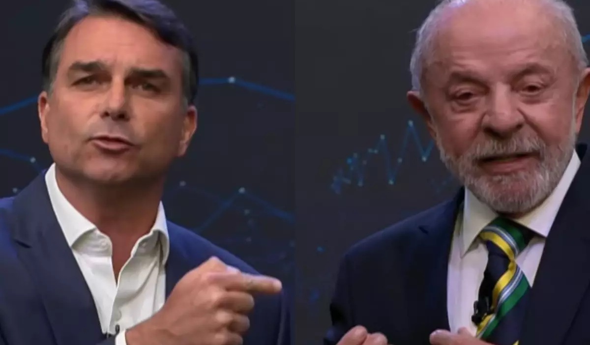 Flávio Bolsonaro e Lula