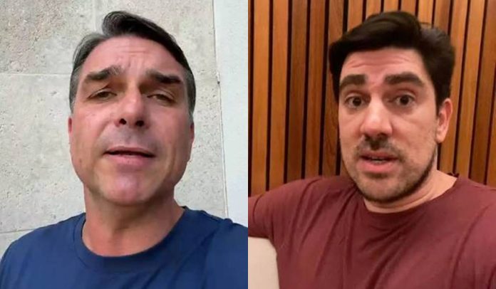 Flávio Bolsonaro e Marcelo Adnet