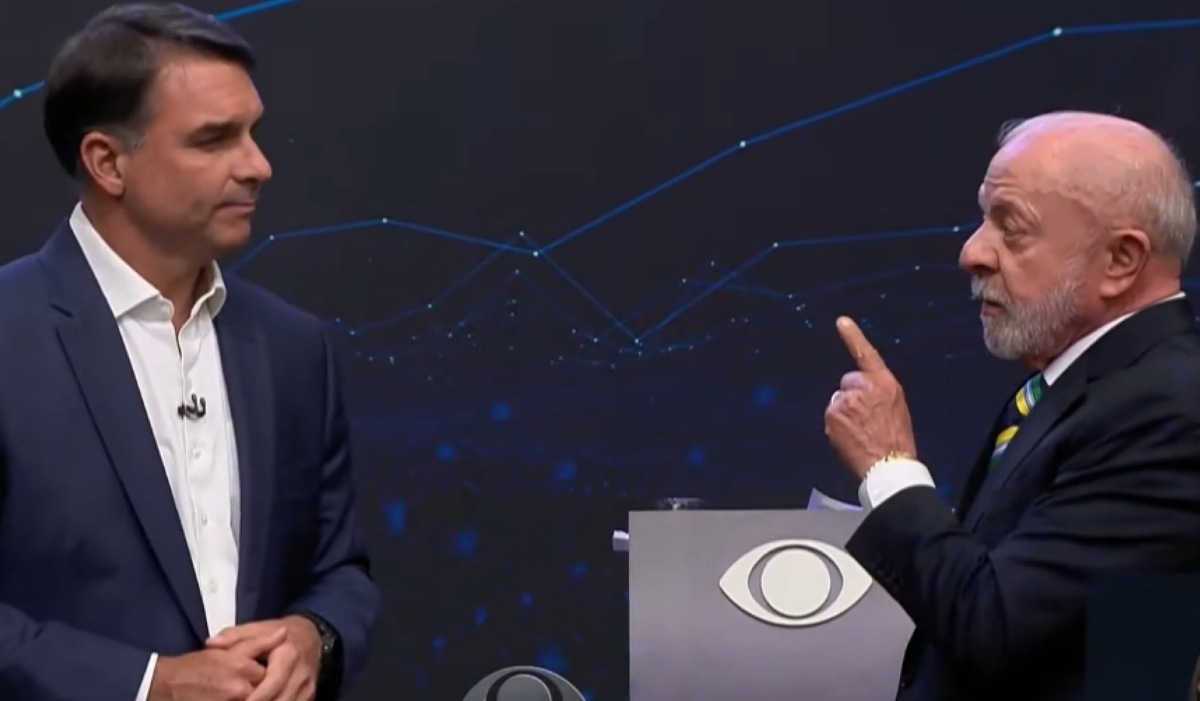 Flávio Bolsonaro e Lula Flávio Bolsonaro e Lula