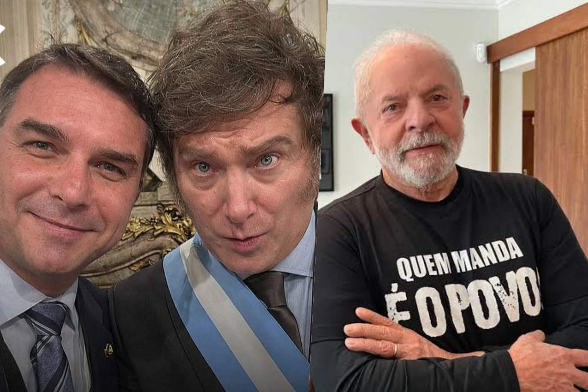 Flávio, Milei e Lula