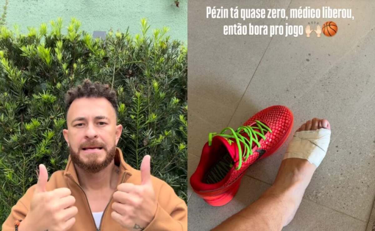 Pack do pé de Fred Bruno Pack do pé de Fred Bruno (Foto: Reprodução/ Instagram @Fred)