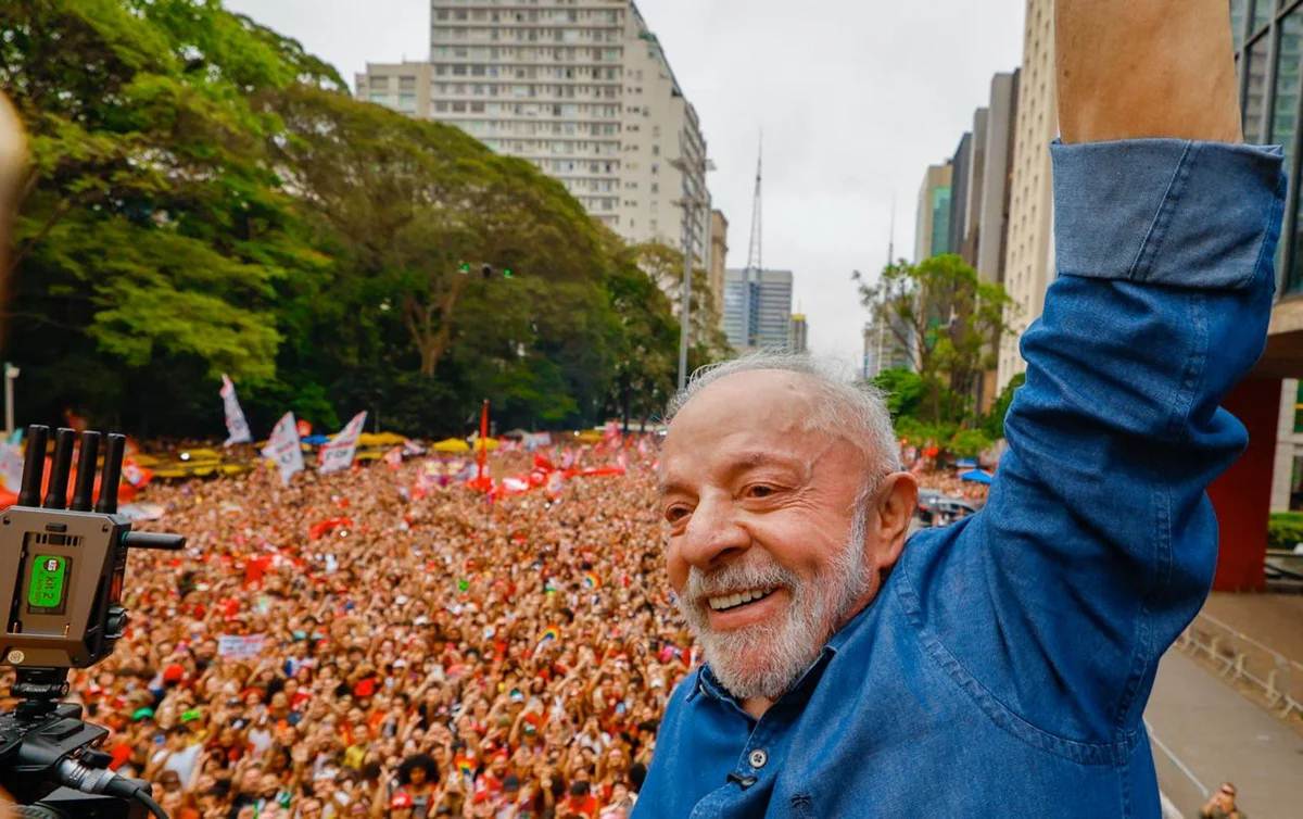 Lula na Av. Paulista - Ricardo Stuckert