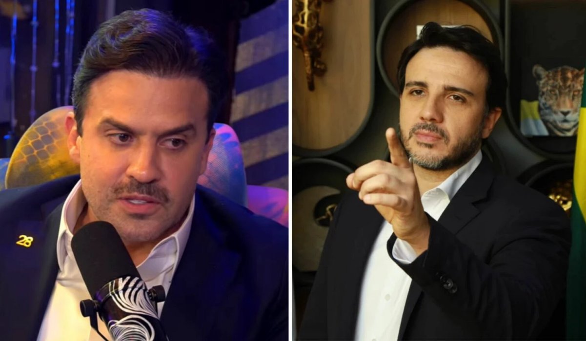 Pablo Marçal e Renan Santos