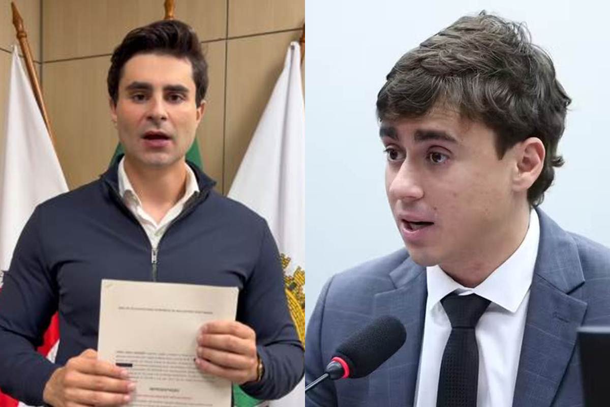 Pedro Rousseff e Nikolas Ferreira - Instragram e Camara dos Deputados
