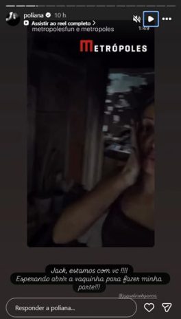 Post da Poliana Post da Poliana (Reprodução: Instagram)