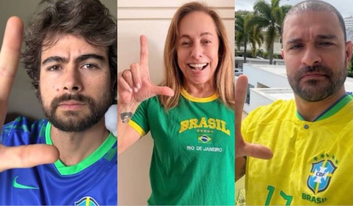 Rafa Vitti, Cissa Guimarães e Diogo Nogueira fazem o L