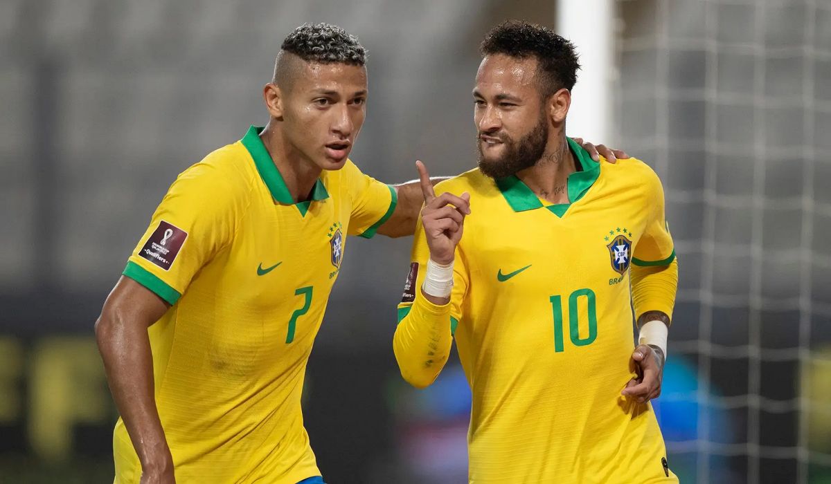 Richarlison e Neymar Jr Richarlison e Neymar Jr