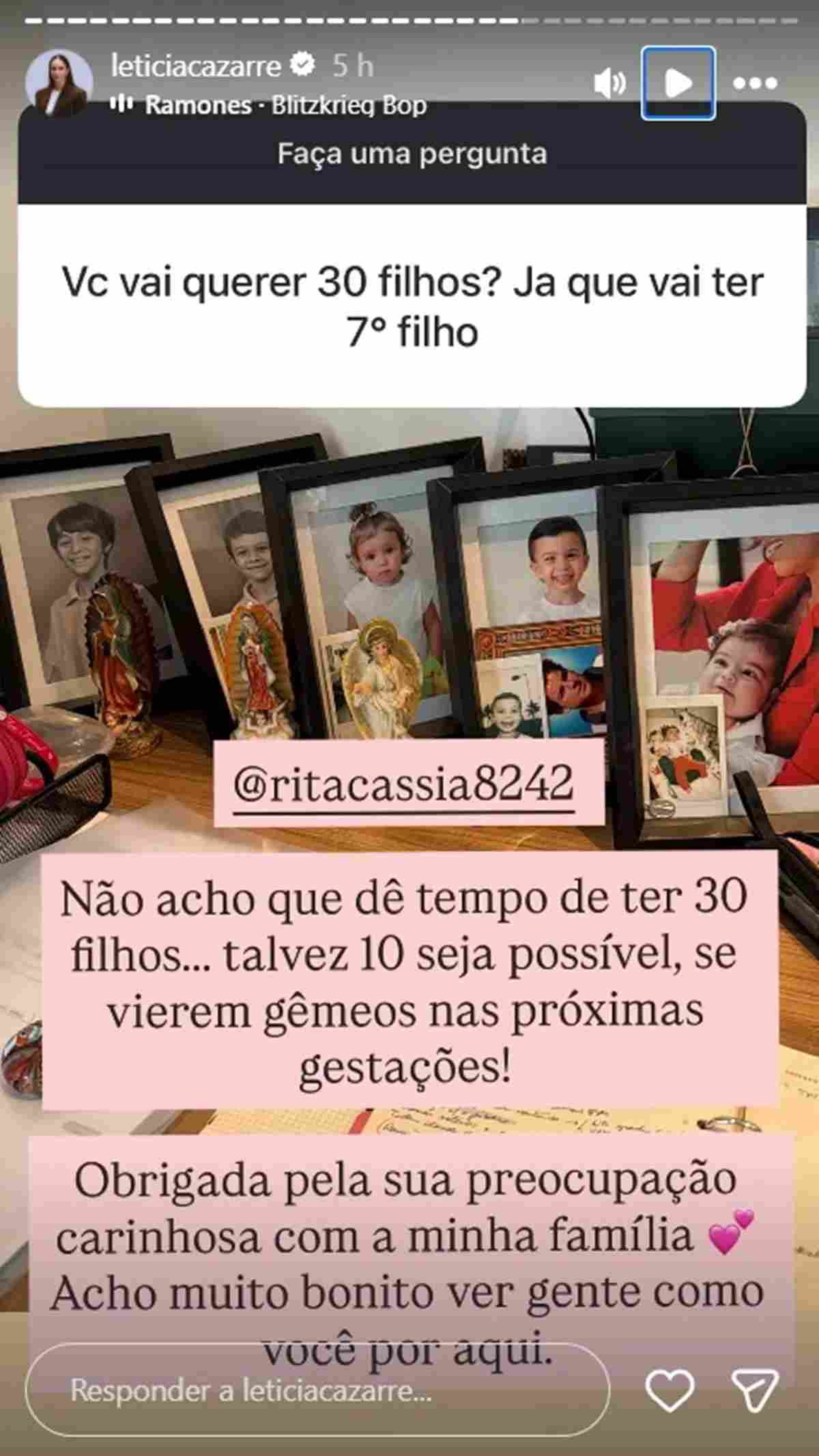 Stories Letícia Cazarré