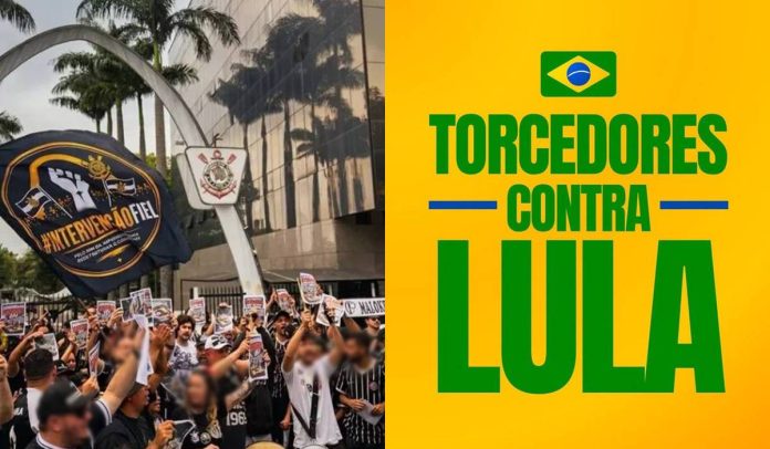 Torcedores do Corinthians estão contra Lula