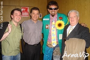 Célio Guimarães recebe Falcão na rádio Gazeta AM