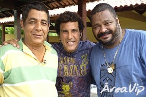 Video Show mostra encontro de Eri Johnson com Zeca Pagodinho e Arlindo Cruz